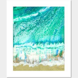 #1 Beach Shore With Sand And Surf Posters and Art